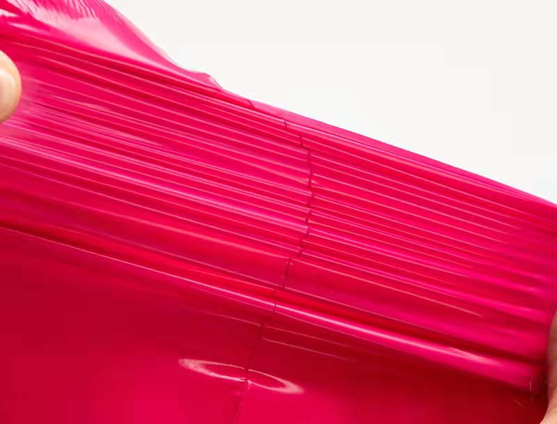 泗阳玫红色快递袋-05